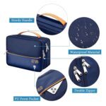 NFI essentials Electronics Accessories Organizer Bag, Portable Double Layer Travel Gadget Case Bag for USB Cables, Gadget, Power Bank, Battery, Charger, Hard Disk, Plug & More - Image 3