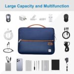 NFI essentials Electronics Accessories Organizer Bag, Portable Double Layer Travel Gadget Case Bag for USB Cables, Gadget, Power Bank, Battery, Charger, Hard Disk, Plug & More - Image 6