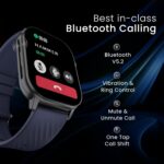 HAMMER Arctic 2.04" Super AMOLED Smart Watch, Metallic Build, BT Calling, Always On Display, Rotating Crown, Split Screen, Health Tracking, Smart Watch for Men, Women, Girls, Boys (Midnight Blue) - Image 4
