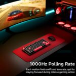 daWg HighKEY 718, 75% Wireless Mechanical Keyboard, RGB, daWg Glacier Tactile Switches, Hot Swap, Gasket with 5 Layer Absorption, 4000mAh, 30 Days, (Type-C, 2.4Hz, 3*BT), Volume Knob, Advance Software - Image 4