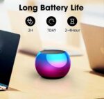 Drumstone (𝟏𝟓 𝐘𝐞𝐚𝐫𝐬 𝐰𝐚𝐫𝐫𝐚𝐧𝐭𝐲 Portable Bluetooth Mini Speaker – Dynamic Metal Sound with High Bass | Smart Assistant Compatible with Alexa & Siri | Wireless Speaker (Multicolor) - Image 3