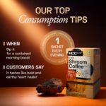 Ace Blend Chaga Shroom Coffee (15 Serves)| 500mg Chaga Mushroom Extract | KSM 66 Ashwagandha | L-theanine | MCT Powder | Heart Health | Regulates Cholestrol | Decaf Instant Coffee | Medium Roast Blend - Image 5