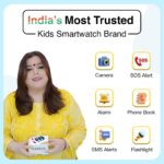 sekyo S1 Kids Smartwatch for Boys & Girls, Calling Smart Watch for Kids with Location Tracker, Camera, SOS & Safe Zone Alert, Remote Monitoring, Voice Chat, App Control, 4G/5G Sim Support -Blue - Image 3