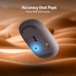 Acer Bubble Wireless Mouse AMR100 | 2.4GHz Silent Click | 1600 DPI | Ergonomic | AA Battery | Win8/10/11 | Compact Lightweight Design | Color: Peach - Image 3