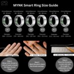 MYNK Alpha Smart Ring for Men & Women | Health & Fitness Tracker | Stress & Sleep Monitoring | Track Steps, Calories, HRV, HR, SPO2 | Waterproof | Silver, Size 11 - Image 3