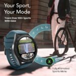 Titan Crest 2.0 Smart Watch for Man & Women, 1.43" AMOLED Display, Mesh Metal Strap, BT Calling, Tailored Activity Tracker, 100+ Sports Modes, Fast Charging, Smart Watch for Men Latest & Women (Black) - Image 4