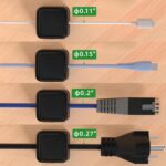 6 Pack Magnetic Cable Clips Cable Smooth Adjustable Cord Holder, Under Desk Cable Management, Adhesive Wire Holder Keeper Organizer for Home Office Desk Phone Car Wall Desktop Nightstand - Image 4