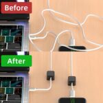 6 Pack Magnetic Cable Clips Cable Smooth Adjustable Cord Holder, Under Desk Cable Management, Adhesive Wire Holder Keeper Organizer for Home Office Desk Phone Car Wall Desktop Nightstand - Image 5