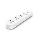 wipro Smart Wi-Fi Usb Extension Board With 3 Universal Socket & 3 Usb|Voice Control With Alexa&Google Asst|Energy Monitoring Feature For Connected Device|Schedule On/Off (Pack Of 1,White),12 Volts - Image 3