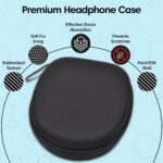 Sounce Portable Carrying Case Cover for Boult Newly Launched Q Over-Ear Bluetooth Headphones | Hard EVA Travel Storage Case with Shockproof, Waterproof, andPremium Protective Cover – Black - Image 6