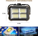 Household Mobile Phone Charging Portable Solar Power Lighting System Light Portable Solar External Battery Power Bank, Solar Key Chain Mini LED Flashlight - Image 3