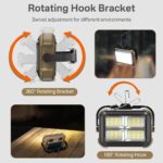 Household Mobile Phone Charging Portable Solar Power Lighting System Light Portable Solar External Battery Power Bank, Solar Key Chain Mini LED Flashlight - Image 4