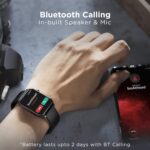 Boat Wave Call Smart Watch for Men & Women, Bluetooth Calling, 1.69" (4.2 cm) Display w/ 550 NITS, 150+ Watch Faces, Multi-Sport Modes,HR,SpO2, IP68 (Bold Black) - Image 3