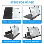 3D HD Screen Magnifier & Phone Holder – Screen Expander and Amplifier for All Smartphones with Eye Protection - Image 4