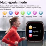 Smart Watch with Airbag BP Air Pump Technology, High-Precision Body Temperature, Red Light Blood Oxygen Monitor, Heart Rate Tracker, Fitness Activity Tracker, Sports Smartwatch for Men Women - Image 3