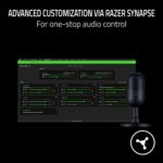 Razer Seiren V3 Mini USB Microphone: Condenser Mic - Supercardioid Pickup Pattern - Tap-to-Mute Sensor with LED Indicator - Shock Absorber - Ultra Compact - PC, Discord, OBS Studio, XSplit - Black - Image 6