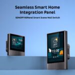Ledgebit NSPanel120 US Smart Scene Wall Switch | Touch LCD Smart Thermostat Panel for Home Automation | App & Voice Control - Image 4