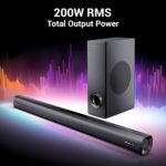 ZEBRONICS Juke BAR 6500, Dolby Soundbar, 200 Watts, Virtual Surround Sound, Dolby Audio, Dual Driver Soundbar, 5.25" Subwoofer, Bluetooth | HDMI (ARC) | Optical | USB | AUX - Image 4