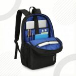 ONEGO 26L Laptop Backpack for Men & Boys | Water Resistant Office Bag, College School Bag & Tuition Pithu | Fits 15.6 Inch Laptop | Lightweight Business Travel Daypack (Black) - Image 3