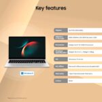 Samsung Galaxy Book3 Core i5 13th Gen 1335U - (8 GB/512 GB SSD/Windows 11 Home) Galaxy Book3 Thin and Light Laptop (15.6 Inch, Silver, 1.58 Kg, with MS Office) - Image 3