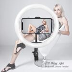 Dyazo 10 Inch LED Ring Light with 3 Level Brightness Dimmable Lighting for Vlogging, You Tube Video, Photo Shoot Live Streaming & Makeup Compatible with All Smart Phones & Cameras - Image 3