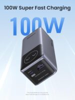 UGREEN Nexode Power Bank 12000mAh 100W PD PPS Fast Charging Portable Charger Battery Pack with 1USB-C 1USB-A and Smart Display for McBook Air/ipd/ifone 16/Galax S24/Steaam Deck/Googel etc - Image 3