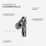 Boat Nirvana Zenith Pro (2025), 50dB Hybrid Adaptive ANC, Spatial Audio, Hi-Res Audio LDAC, 6Mics AI-ENx, 80 Hrs Battery, Bluetooth Earbuds, TWS Ear Buds Wireless Earphones with mic (Velvet Grey) - Image 5