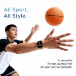 Pebble Newly Launched Royale Edge 1.93” Curved AMOLED Display Smartwatch with Always-On Display | Premium Slim Design| Rotating Crown | Bluetooth Calling | Health Suite | Premium Strap - Brown - Image 6