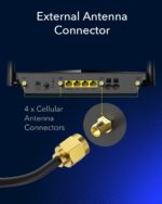Cudy New 4G LTE Cat 6 WiFi Router, Qualcomm Chipset, LTE Modem Router, Dual SIM 4G Cellular Router, AC1200 Dual Band WiFi, 4 Gigabit Ports, OpenVPN, WireGuard, Band Lock, TTL, at Command - Image 3