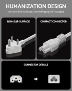 FEDUS Laptop Adapter Power Cable(1 Year Warranty) 1.8 Meter Laptop Charger Charging Cable Cord Wire Compatible with All Gaming HP,Dell,Asus - Image 4