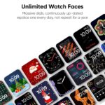 Vaku Luxos® Advanced Bluetooth Calling Smartwatch with 1.99" HD Display Heart Rate & ECG Monitor, Unlimited Watch Faces 10+ Sports Modes, Sleep Tracker Long Battery Life, Silicone Strap-Orange - Image 4