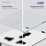 Aziot 6amps Non Smart Modular Socket | Glass Touch Fitted | Fits Regular Switch Plates | Made in India (White) - Image 5