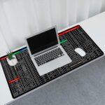 TCCO Office Shortcut Keyboard Pad (80×30 cm) | Extended Desk Mat with Spreadsheet Shortcut Keys | Clear Cheat Sheet Mouse Pad | Smooth Cloth Surface | Non-Slip Rubber Base - Image 5