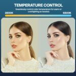 HIFFIN (COB-500P) 500W Bi-Color Continuous LED Video Light with Bowens Mount, Remote Control & Silent Cooling Fan, 2800K–6800K CCT, 42,000 Lumens, 9 FX Modes, 10–100% Dimmable, Ideal for Photography - Image 3