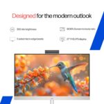 HP All-in-One, 13th Gen Intel Core i7-1355U (16GB DDR4, 1TB SSD) IPS, Three-Sided, Micro-Edge, Anti-Glare, FHD, 27''(68.6 cm), Win 11 Home, Office 24, 6.72kg, FHD Camera, 27-cr0406in - Image 4