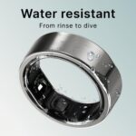 Leaf Halo Smart Ring | Health Tracker | Sleep, Fitness, Stress | Includes 30+ Workout Modes | Battery upto 10 Days | Buy Sizing Kit First | Track Steps, HRV, SPO2 & Periods | Lunar Silver - Size 9 - Image 5