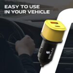 Stellar Drive TORQ Charge GT XC-36 130W Fast Car Charger with Type C PD 30W & USB A 100W | Dual Port Smart Car Charger for Mobile Laptop Tablet | Aluminum Alloy Compact Design - Image 6
