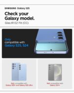 Spigen EZ Fit Tempered Glass Screen Protector Guard For Samsung Galaxy S25 / Galaxy S24 (2 Pack) - Image 3