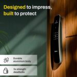 Mygate Smart Door Lock Pro 2 with WiFi | Inbuilt Door Sensor | 6-Ways to Unlock | Advanced Biometric | Remote Access | Tamper Alerts | 3-Year Brand Warranty (Obsidian Black) - Image 4