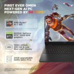 HP Omen, AMD Ryzen AI 7 350, 8GB RTX 5050, 24GB DDR5(Upgradeable) 1TB SSD, 165Hz, 2k WUXGA, 3ms, 400 nits, 16'(40.6cm) Win11, M365* Office24, Black, 2.44kg, ap0165AX, RGB, AI Gaming Laptop - Image 4
