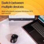 HP M120 Wireless Mouse, USB-A Nano dongle, 2.4 GHz Wireless Connection, 6 Buttons, Up to 1600 dpi, Optical Sensor, Ergonomic Design, 12-Month Battery Life, 1-Year Warranty, 60g±5%, Black, 7J4G4AA - Image 4