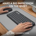 Logitech Pebble 2 Combo, Wireless Keyboard and Mouse, Quiet and Portable, Customisable, Logi Bolt, Bluetooth, Easy-Switch for Windows, macOS, iPadOS, Chrome - - Image 4