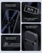 SwanScout Wireless Charger for iPhone 17, SwanScout 708A, 3 in 1 Charging Station for iPhone Air/16/15/14/13/12, Foldable Charging Stand for Apple Watch Ultra/11/10/9/8/7/6, for AirPods (No Adapter) - Image 4