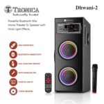 TRONICA Dhwani-2 DJ 40W Bluetooth Tower Home Theater System with Free Wireless MIC, Supports Pendrive/SD Card/FM/Aux/TV with Remote - Image 3