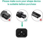 FEDUS Laptop Charger Power Cable Cord 3 pin Laptop Computer/Notebooks/Video Games/Printers/LCD/Smps Lack TFT CRT Monitors Charger Power Cable Cord- 3 Pin Adapter (3M) - Image 3