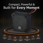 amazon basics 5W Bluetooth 5.3 Speaker, Upto 36 Hrs Playtime, True Wireless Technology, Built in Mic, Multiple Connectivity Modes (Black) - Image 3