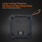 amazon basics 5W Bluetooth 5.3 Speaker, Upto 36 Hrs Playtime, True Wireless Technology, Built in Mic, Multiple Connectivity Modes (Black) - Image 5