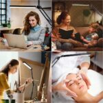 ELEPHANTBOAT® LED Desk Lamp 3-Color Dimmable USB Reading Light with Flexible Arm, Adjustable Eye-Caring Desk Light with Clamp for Home, Office, Study, Crafting (Black) - Image 4