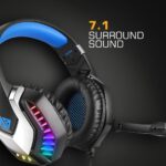 Cosmic Byte G2050 RGB 7.1 Surround Sound USB Gaming Headphone for PS5, PC with Software and Gel Microphone (Blue) - Image 3
