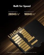 Lexar Gold Micro SD Card 256GB, microSDXC UHS-II Memory Card, V60, U3, A1, C10 microSD Card, Up to 280MB/s Read Speed, for Drone/Action Camera/UHS-II Gaming Device (LMSGOLD256G-BNNG) - Image 4